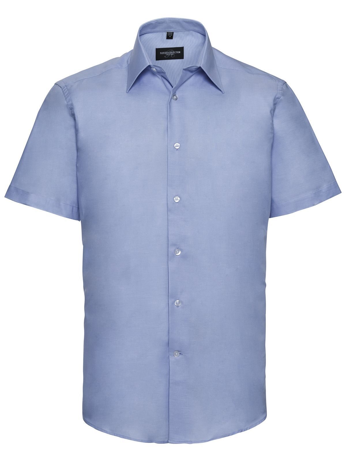 Camisa Oxford de manga corta para hombre. - OD - Azul Oxford