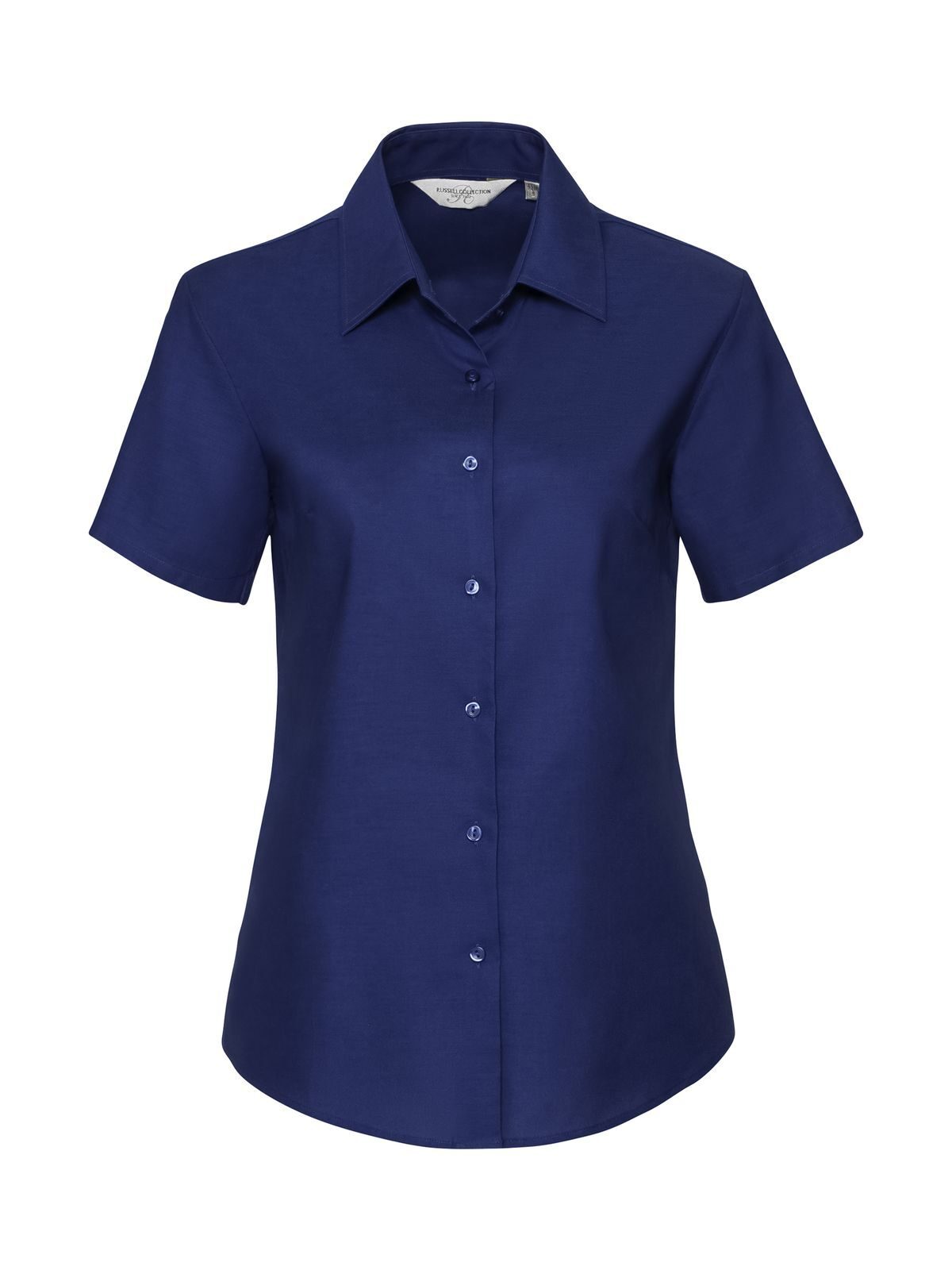 Camisa Oxford de manga corta para mujer. - BH - Real brillante