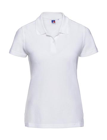Polo de algodón de alta calidad para mujer - 30 - Blanco