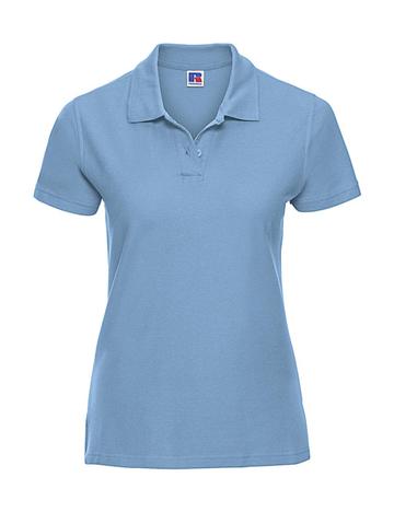 Polo de algodón de alta calidad para mujer - SC - Cielo