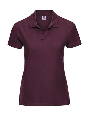 Polo de algodón de alta calidad para mujer - 41 - Borgoña