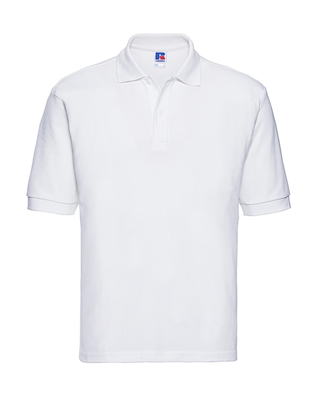 Polo clásico de polialgodón para hombre - 000 - Blanco