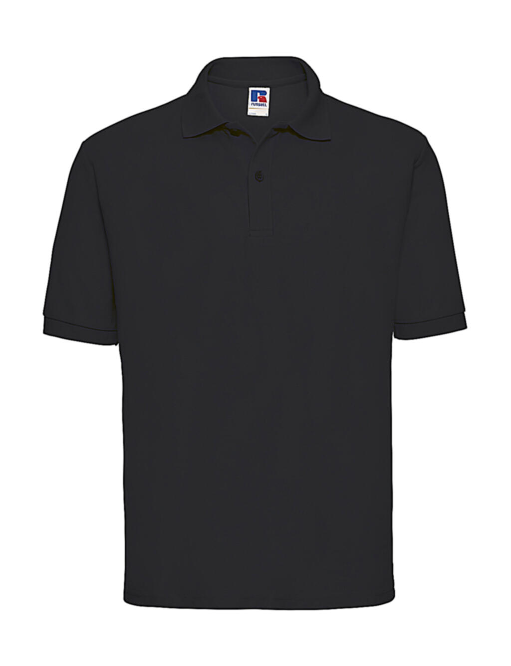 Polo clásico de polialgodón para hombre - 101 - Negro