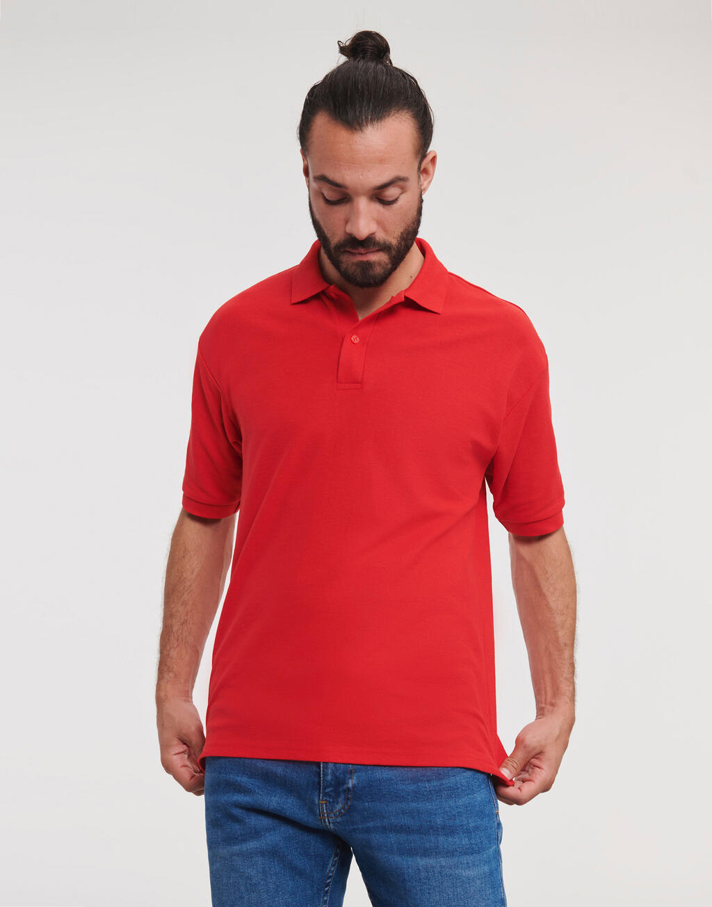 Polo clásico de polialgodón para hombre - 349 - Púrpura