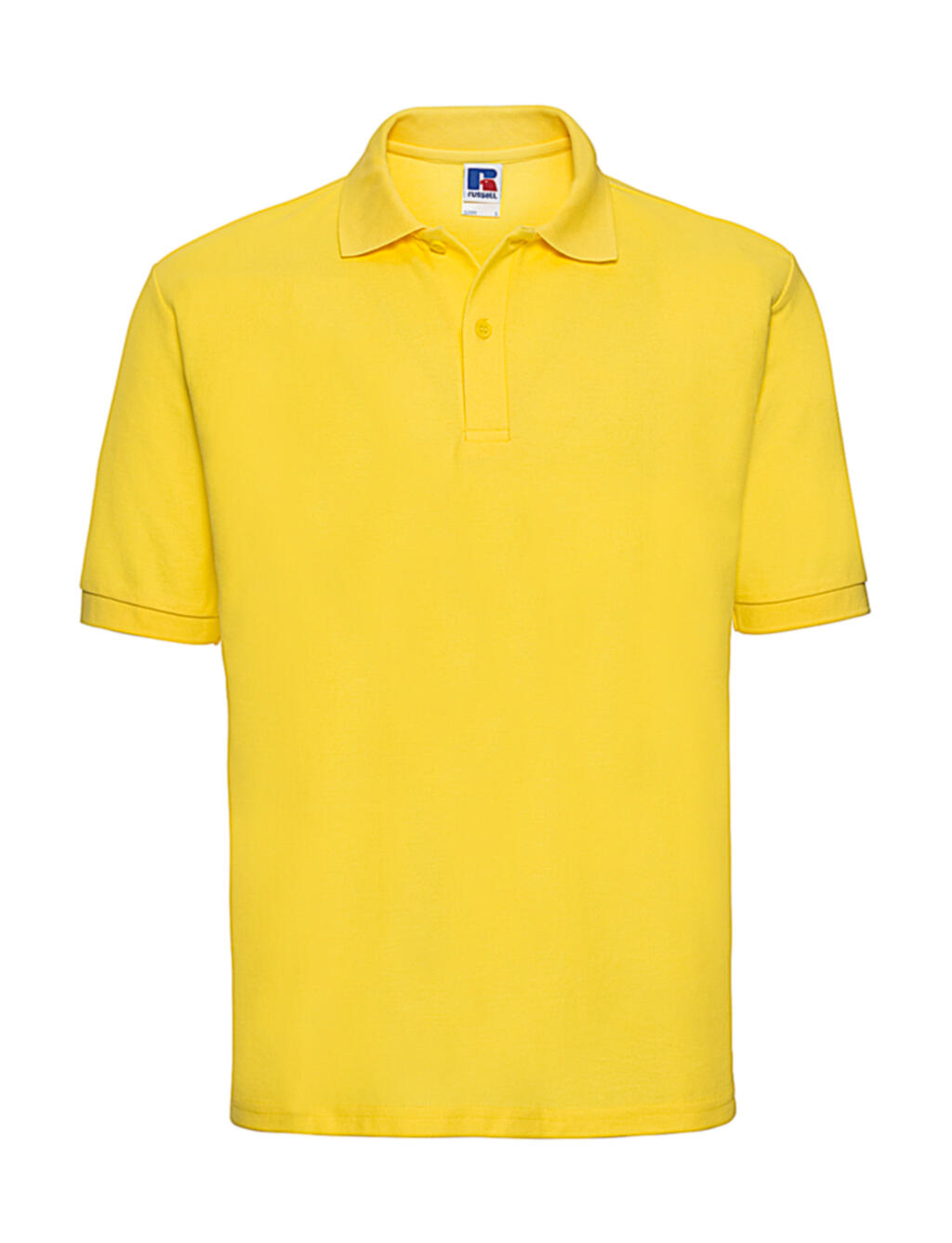 Polo clásico de polialgodón para hombre - 600 - Amarillo