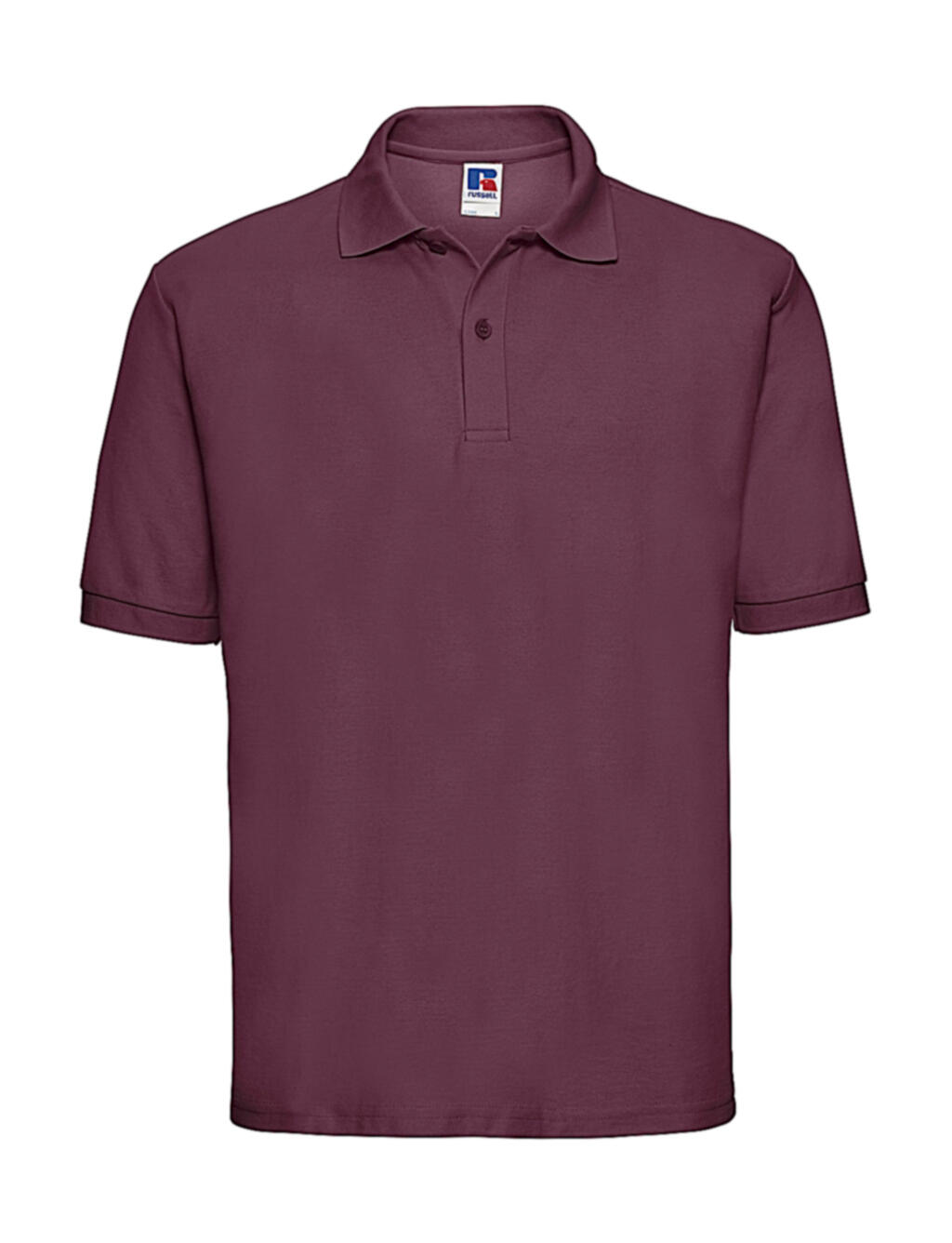 Polo clásico de polialgodón para hombre - 448 - Borgoña