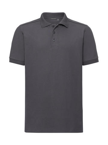 Polo elástico de corte sastre para hombre - CG - Gris Convoy