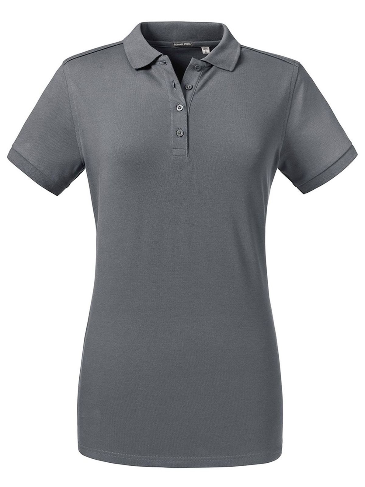 Polo elástico de corte sastre para mujer - CG - Gris Convoy
