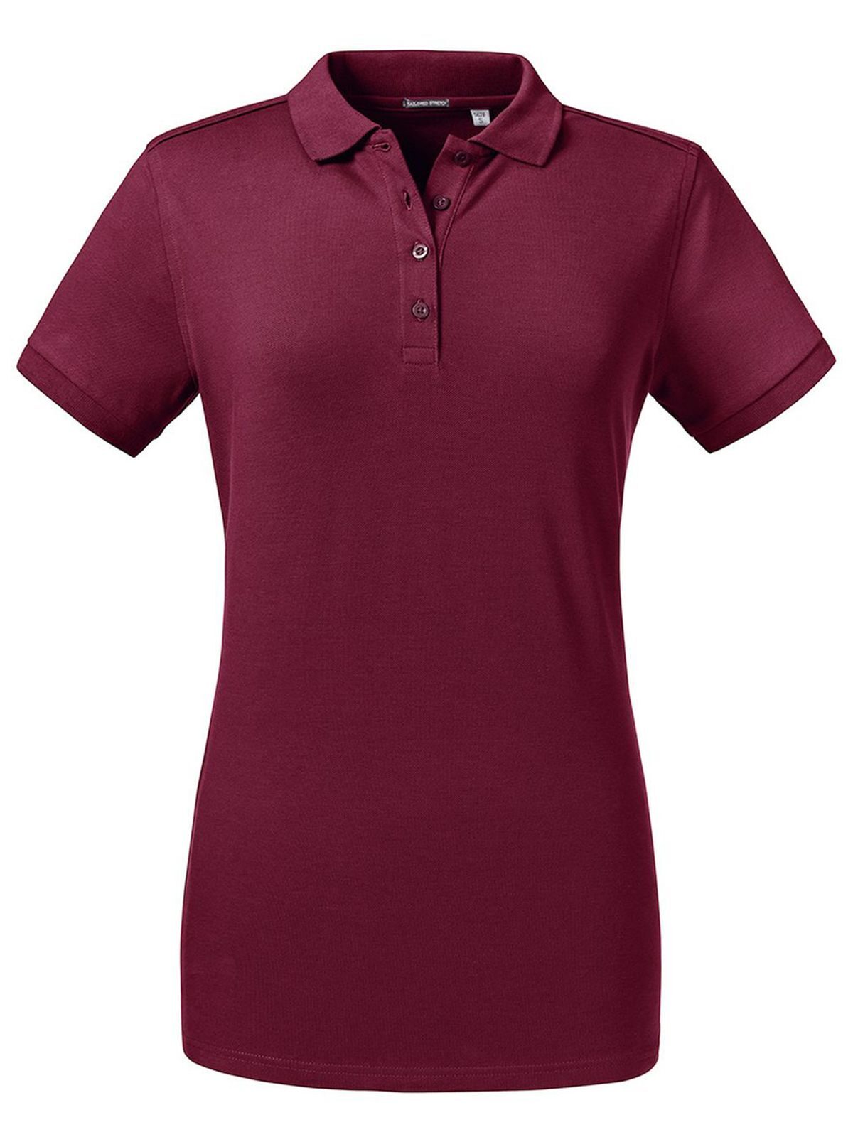 Polo elástico de corte sastre para mujer - 41 - Borgoña