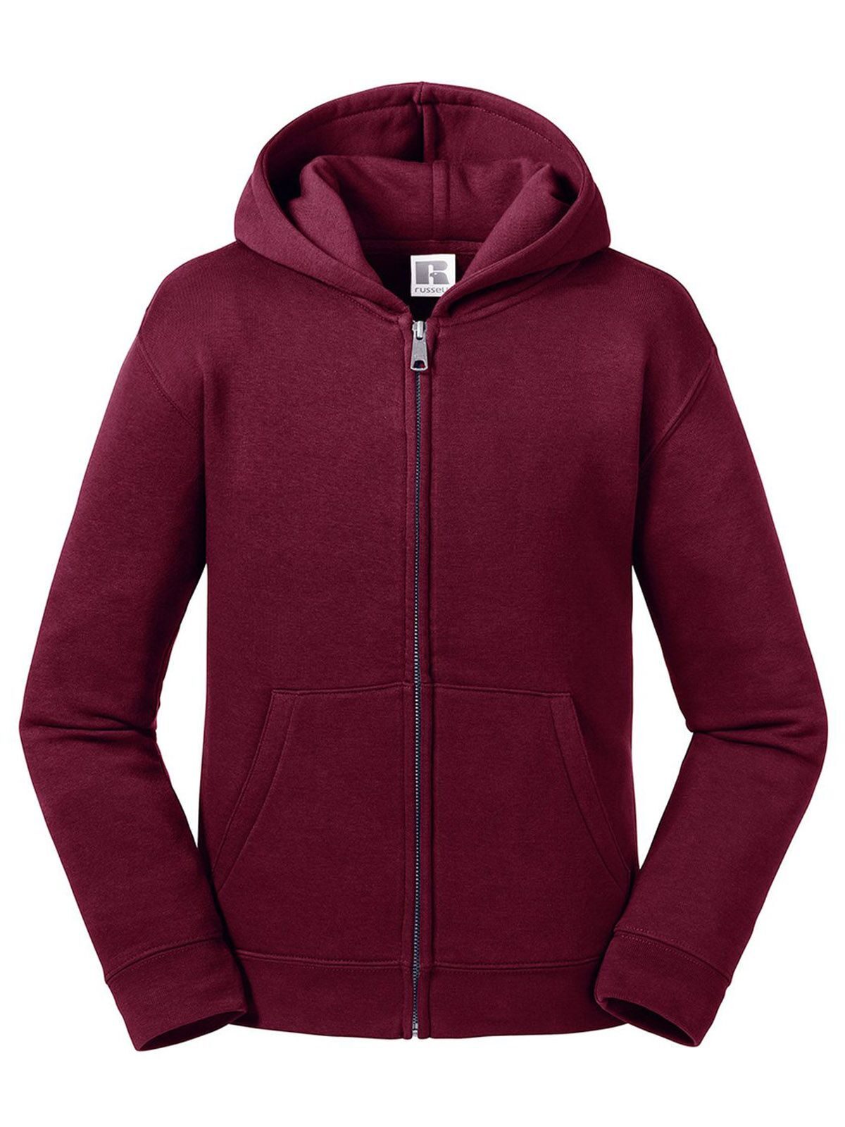 Chaqueta infantil auténtica con capucha y cremallera - BUR - Borgoña