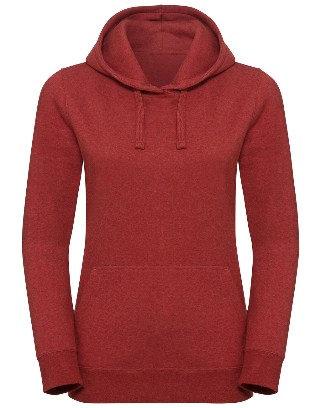 Sudadera con capucha auténtica de color melange para mujer