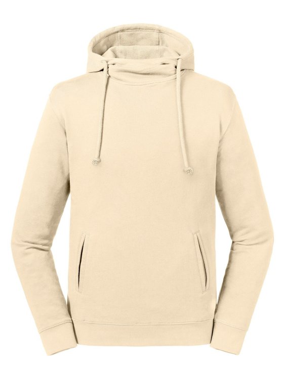 Sudadera con capucha y cuello alto de Pure Organic - 60 - Natural