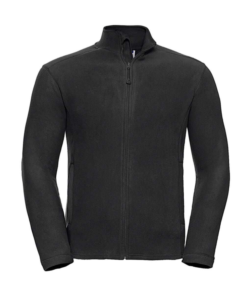 Micropolar para hombre con cremallera completa - 36 - Negro
