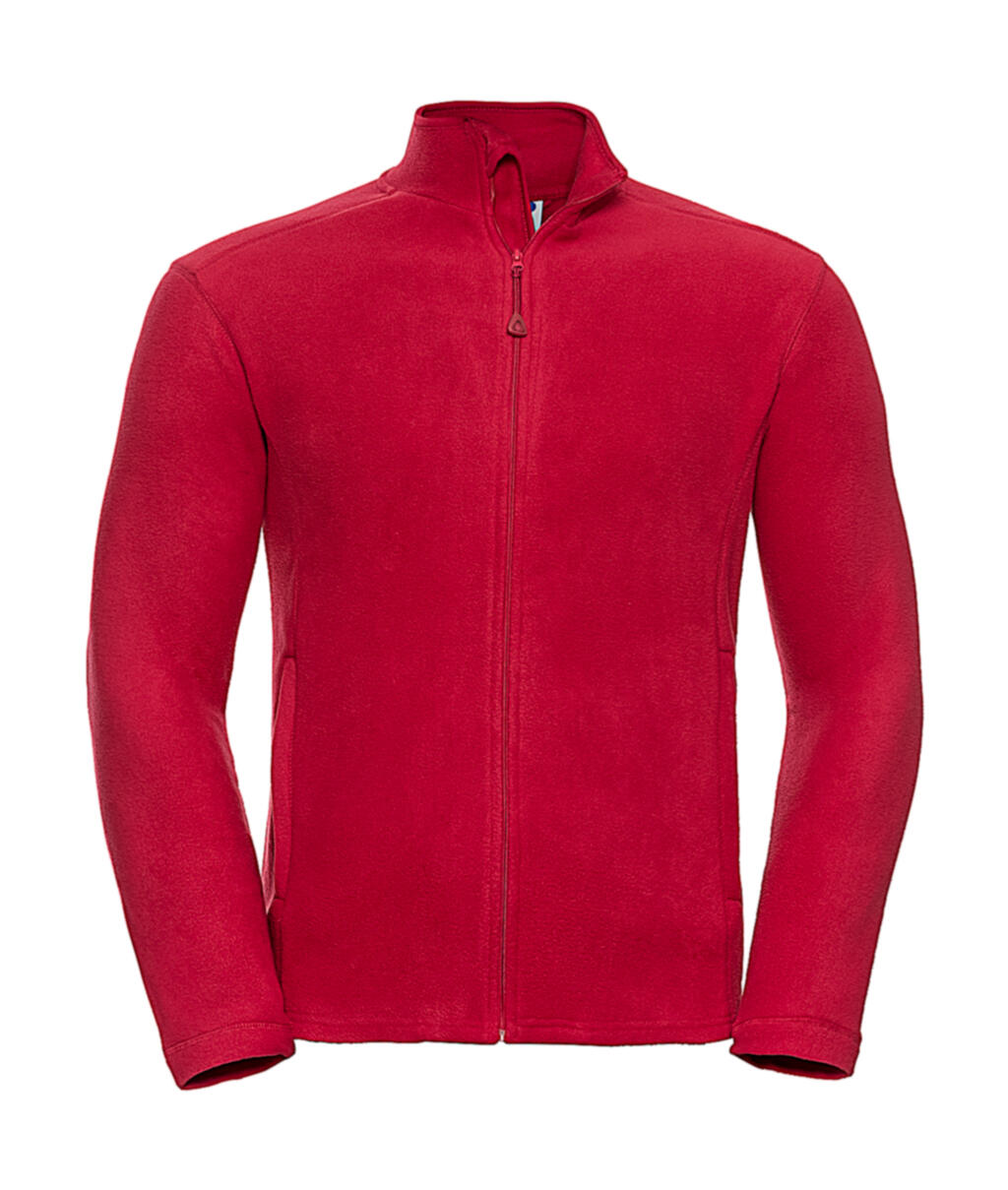 Micropolar para hombre con cremallera completa - CR - Rojo clásico