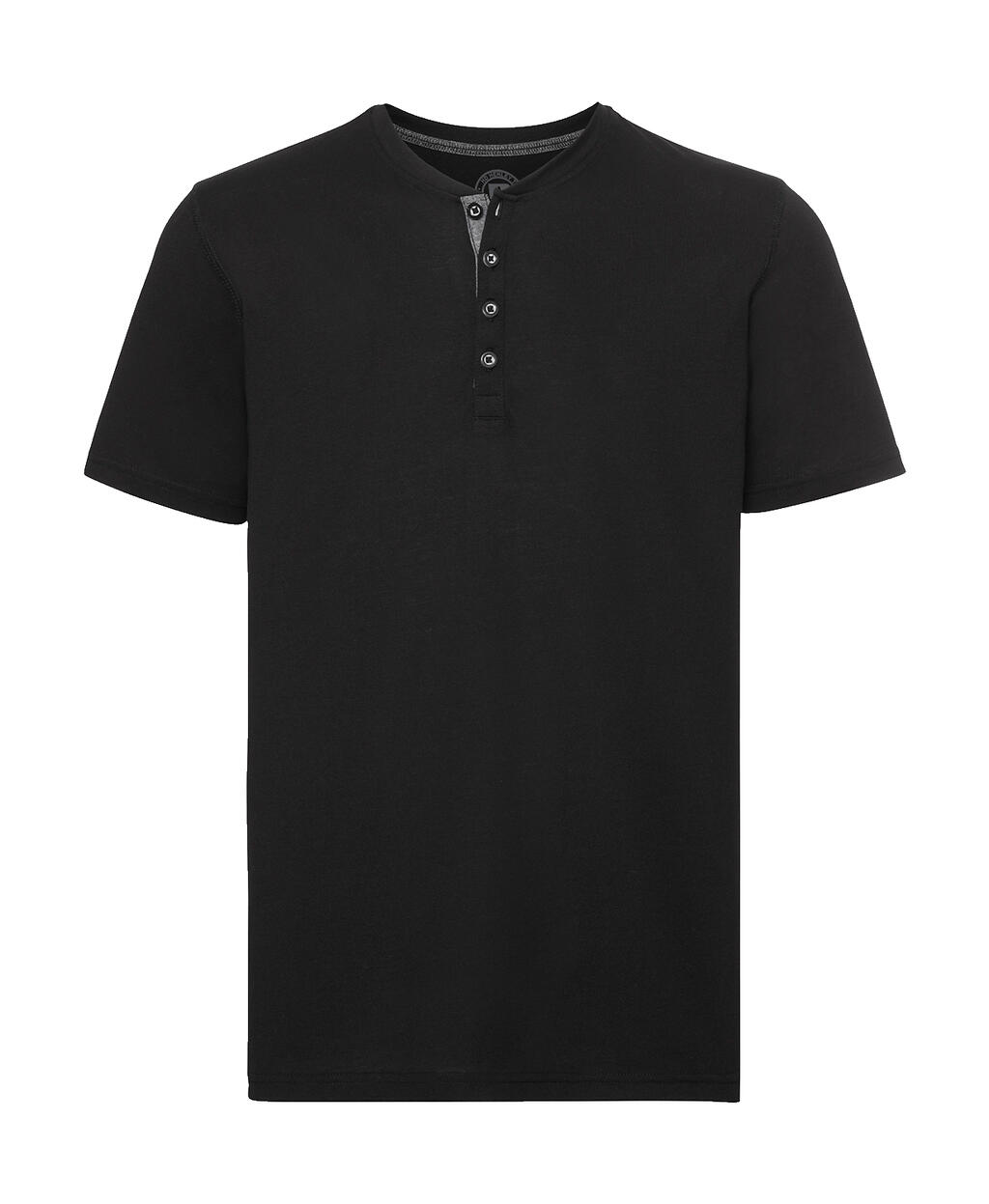 Camiseta Henley HD - 36 - Negro