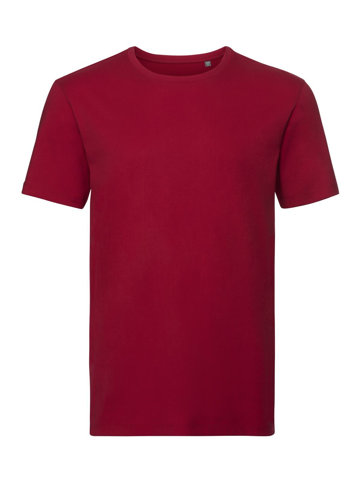 Camiseta de hombre de algodón orgánico puro - CR - Rojo Clásico