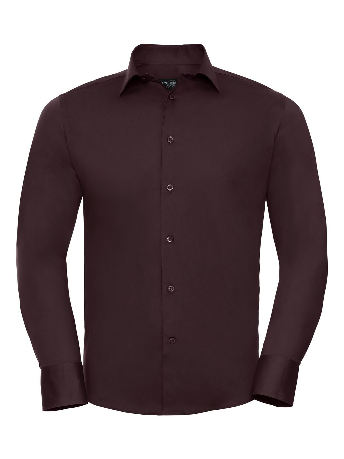 Camisa elástica ajustada de manga larga para hombre - PT - Puerto