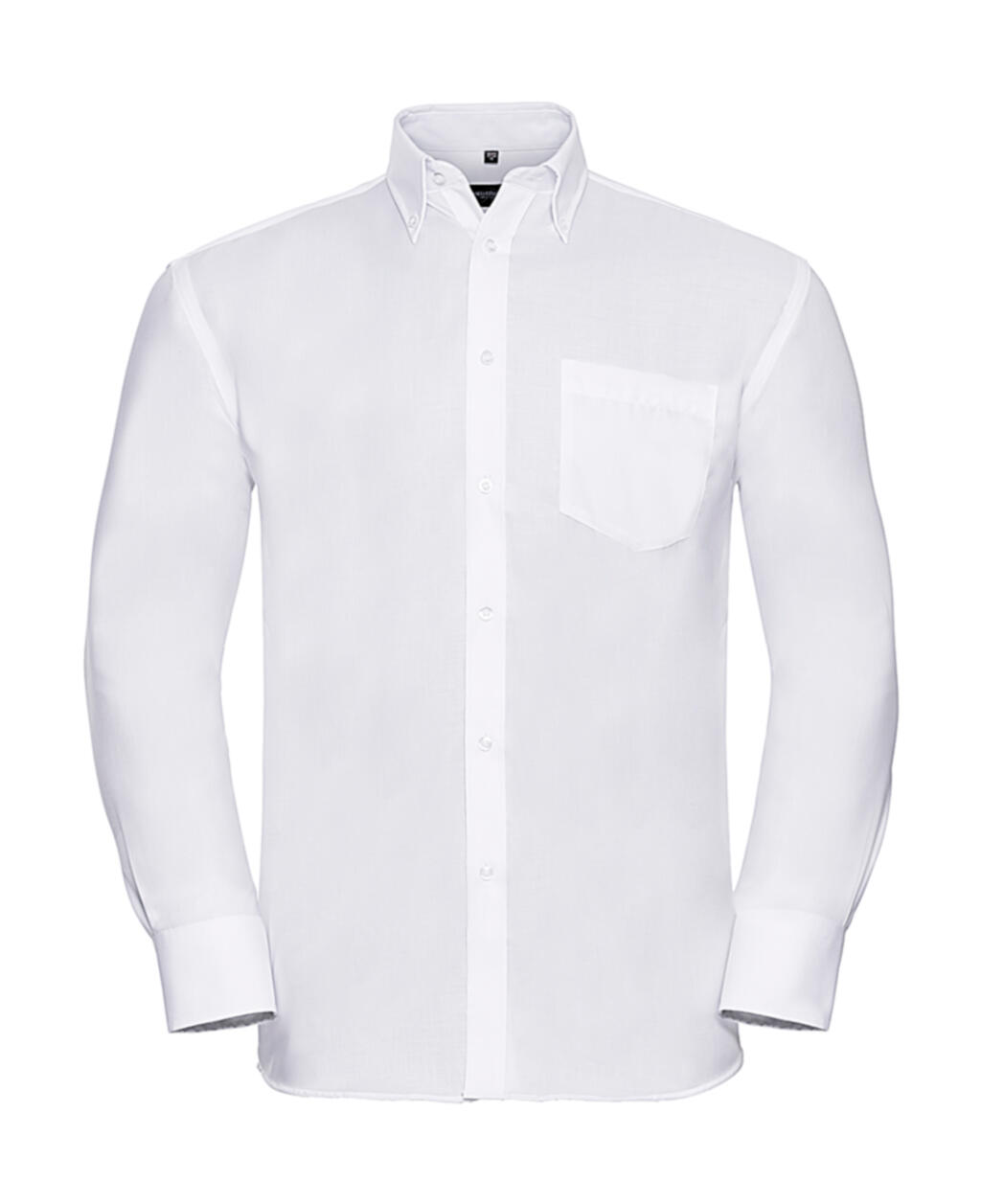 Camisa clásica de manga larga para hombre, sin necesidad de planchado. - 30 - Blanco