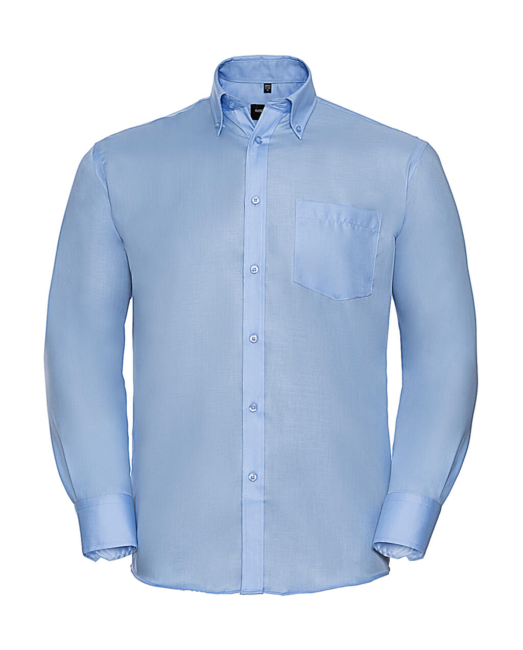 Camisa clásica de manga larga para hombre, sin necesidad de planchado. - BZ - Cielo brillante