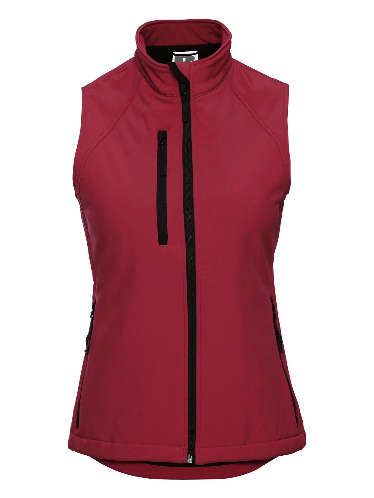 Chaleco softshell para mujer - CR - Rojo Clásico