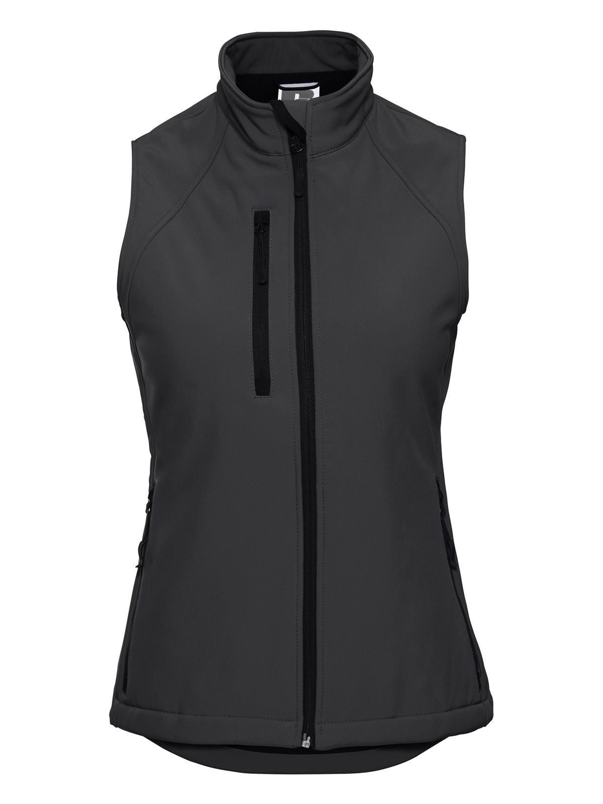 Chaleco softshell para mujer - Titanio