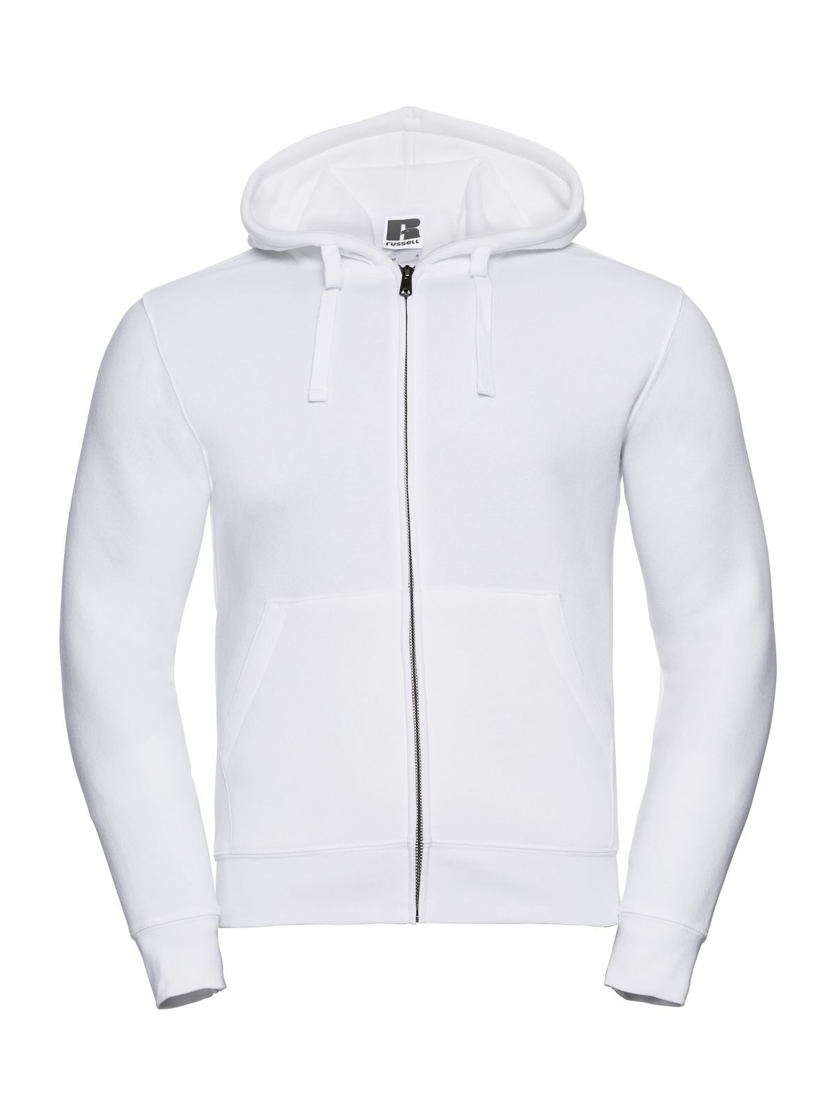 Chaqueta auténtica con capucha y cremallera para hombre - 30 - Blanco