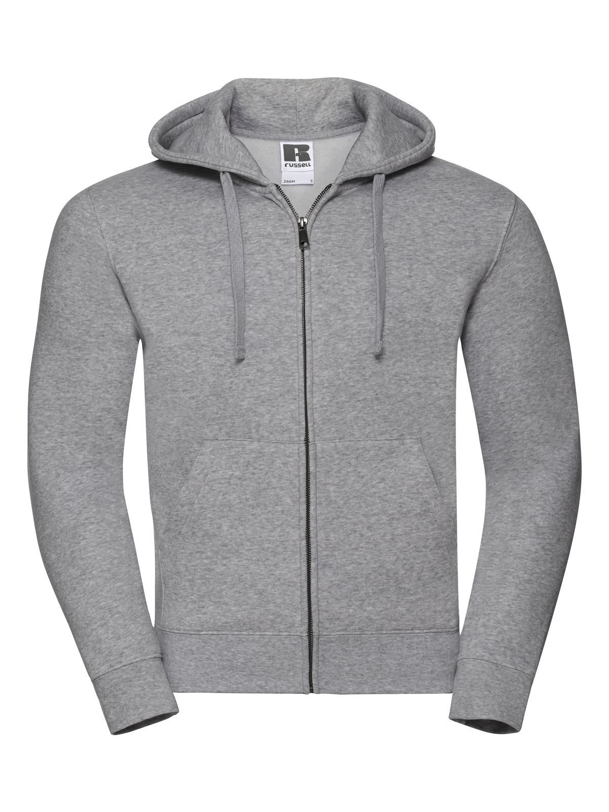 Chaqueta auténtica con capucha y cremallera para hombre - L9 - Oxford Claro