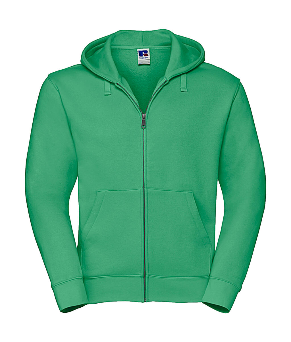 Chaqueta auténtica con capucha y cremallera para hombre - AL - Manzana