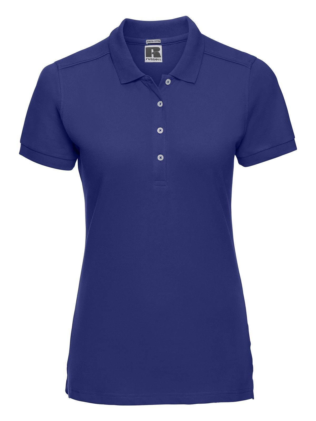 Polo ajustado elástico para mujer - BH - Real brillante