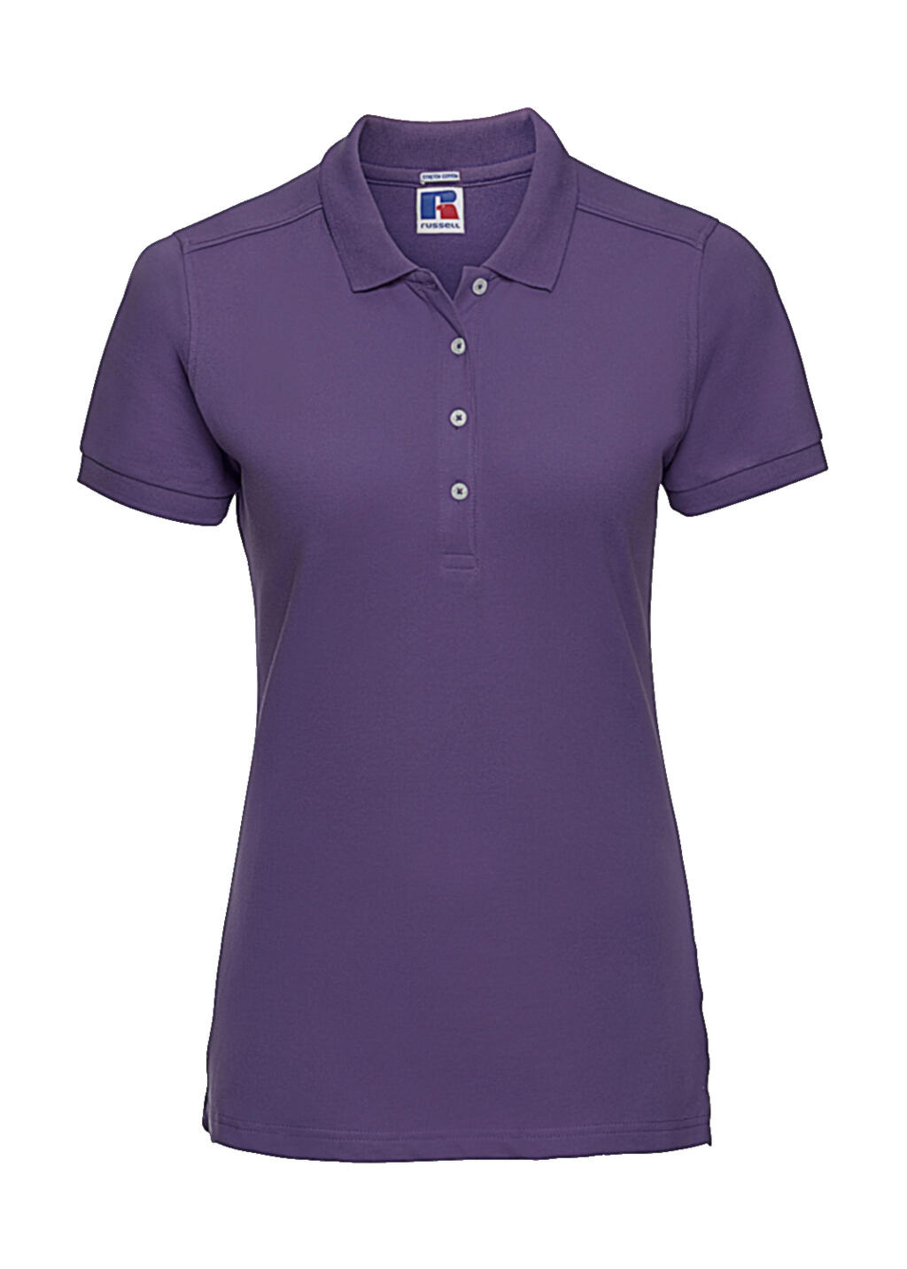 Polo ajustado elástico para mujer - Ultra Púrpura