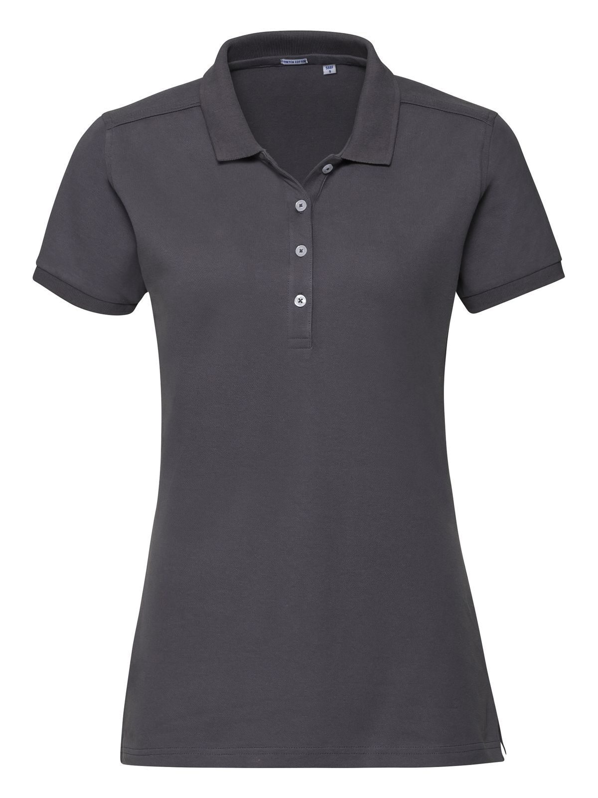 Polo ajustado elástico para mujer - CG - Gris Convoy