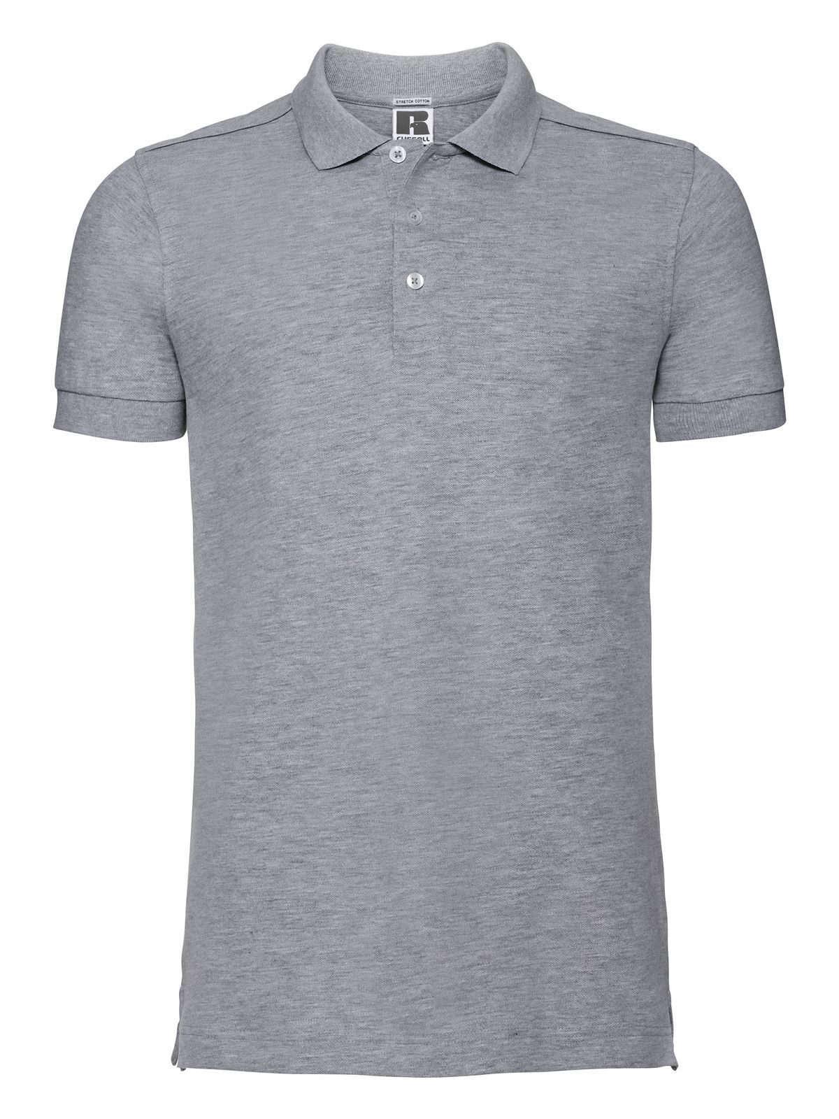 Polo elástico ajustado para hombre - LX - Oxford claro