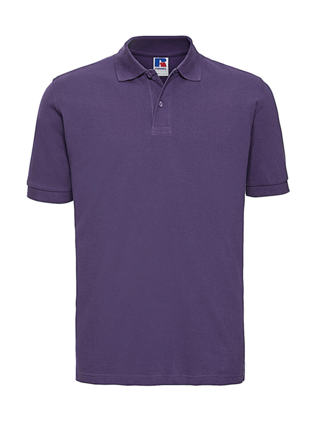 Polo clásico de algodón para hombre - Púrpura