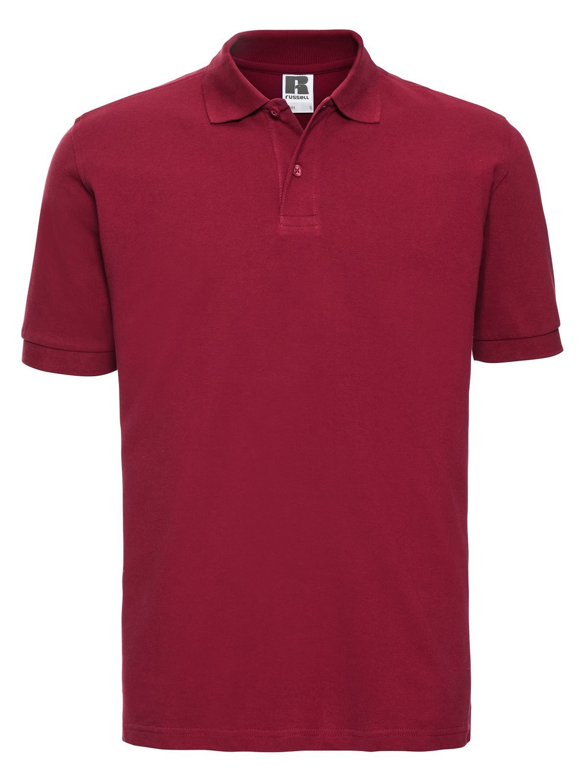 Polo clásico de algodón para hombre - CR - Rojo Clásico