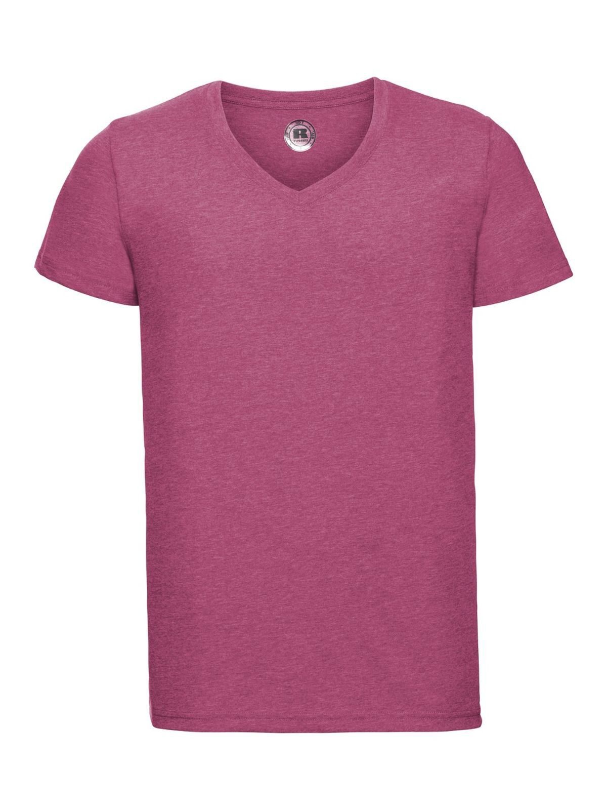 Camiseta de hombre con cuello en V y estampado HD