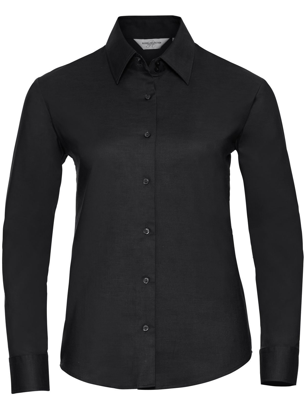 Camisa Oxford de manga larga para mujer - 36 - Negro
