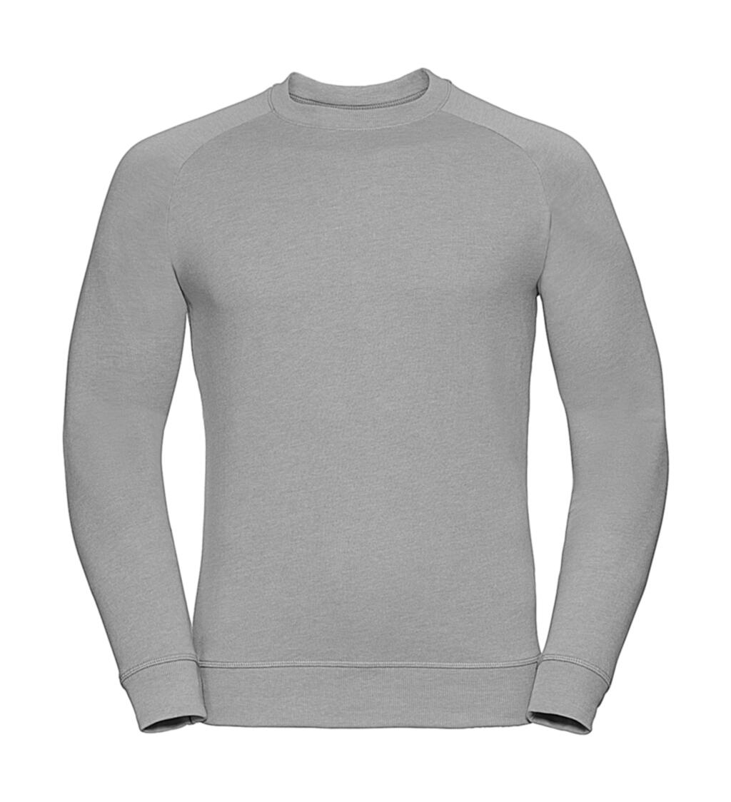 Sudadera de felpa francesa raglán HD para hombre - S7 - Marga plateada