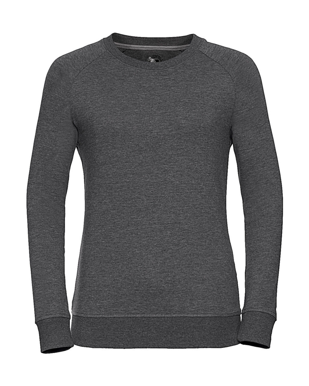 Sudadera de felpa francesa raglán HD para mujer - GY - Marfil gris
