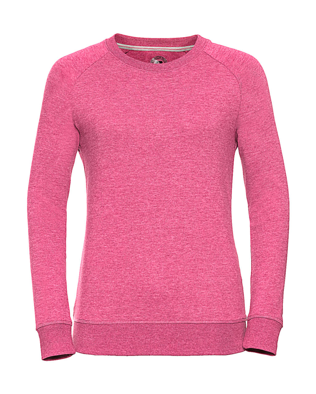 Sudadera de felpa francesa raglán HD para mujer - 2P - Jaspeado rosa