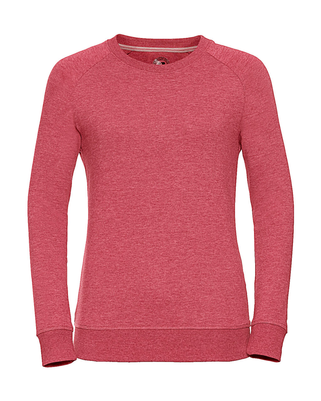 Sudadera de felpa francesa raglán HD para mujer - RM - Marfil rojo