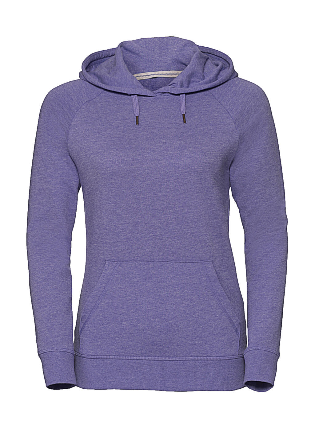 Sudadera con capucha de felpa francesa HD para mujer - PZ - Jaspeado púrpura
