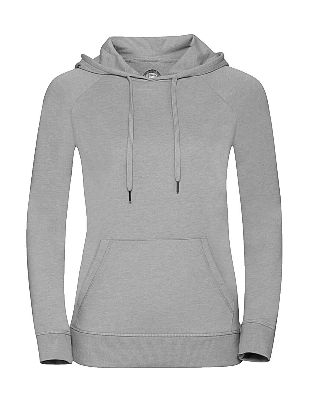 Sudadera con capucha de felpa francesa HD para mujer - S7 - Marga plateada