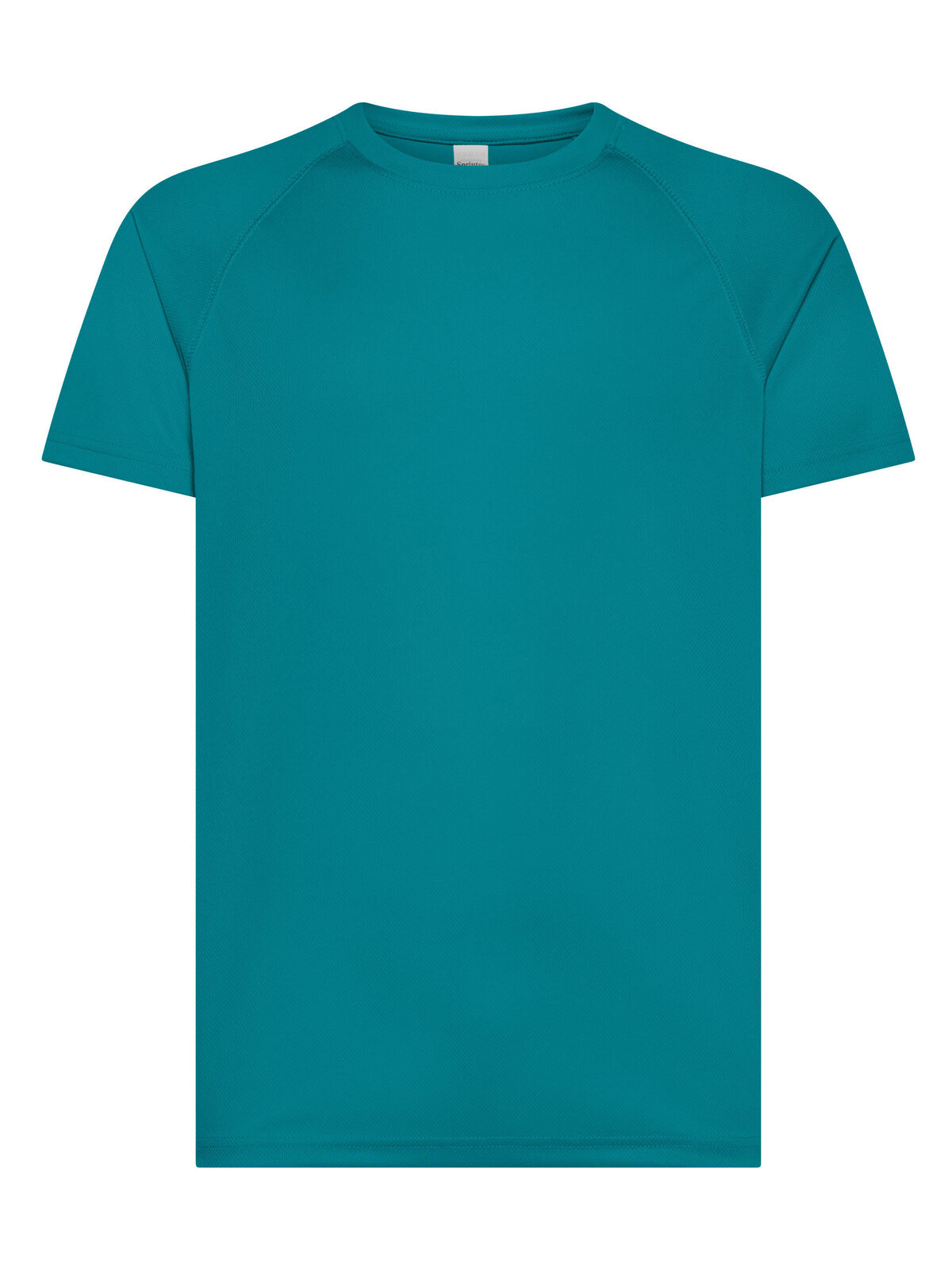 Camiseta deportiva para correr - azul océano