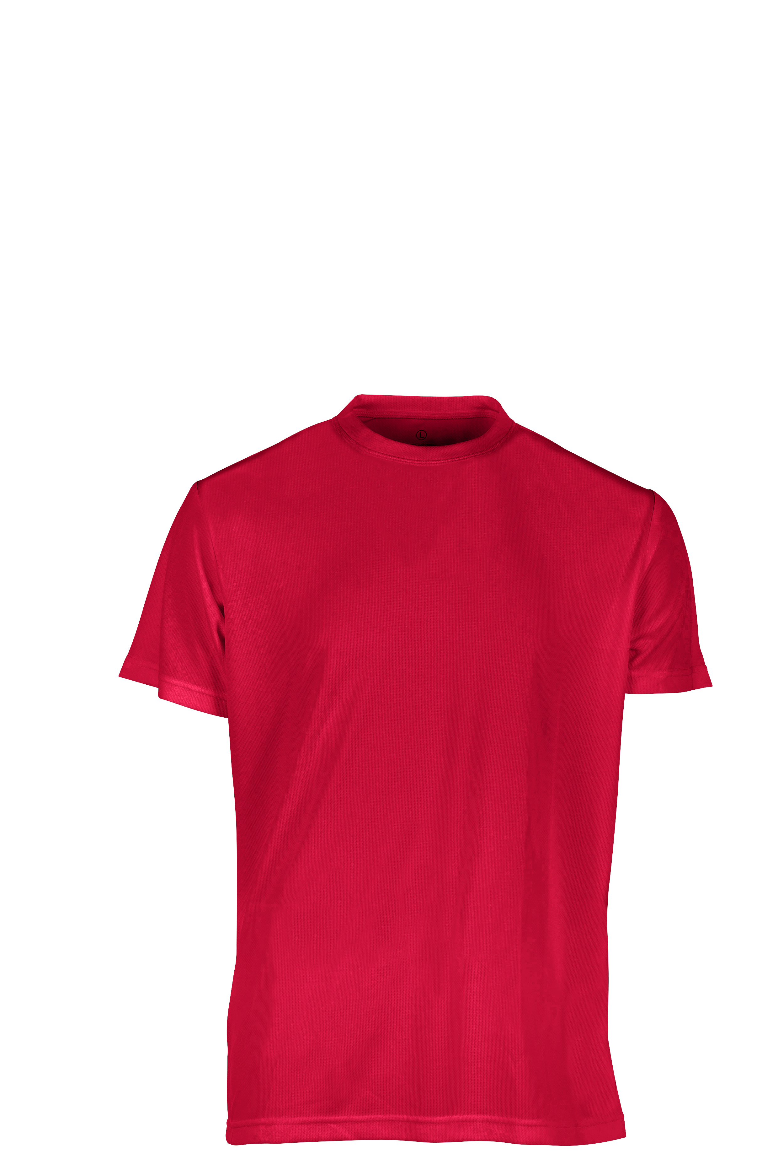 Camisa deportiva G/CM/C 100% poliéster 130 gr/m2 Aqua XXS - RD - Rojo brillante