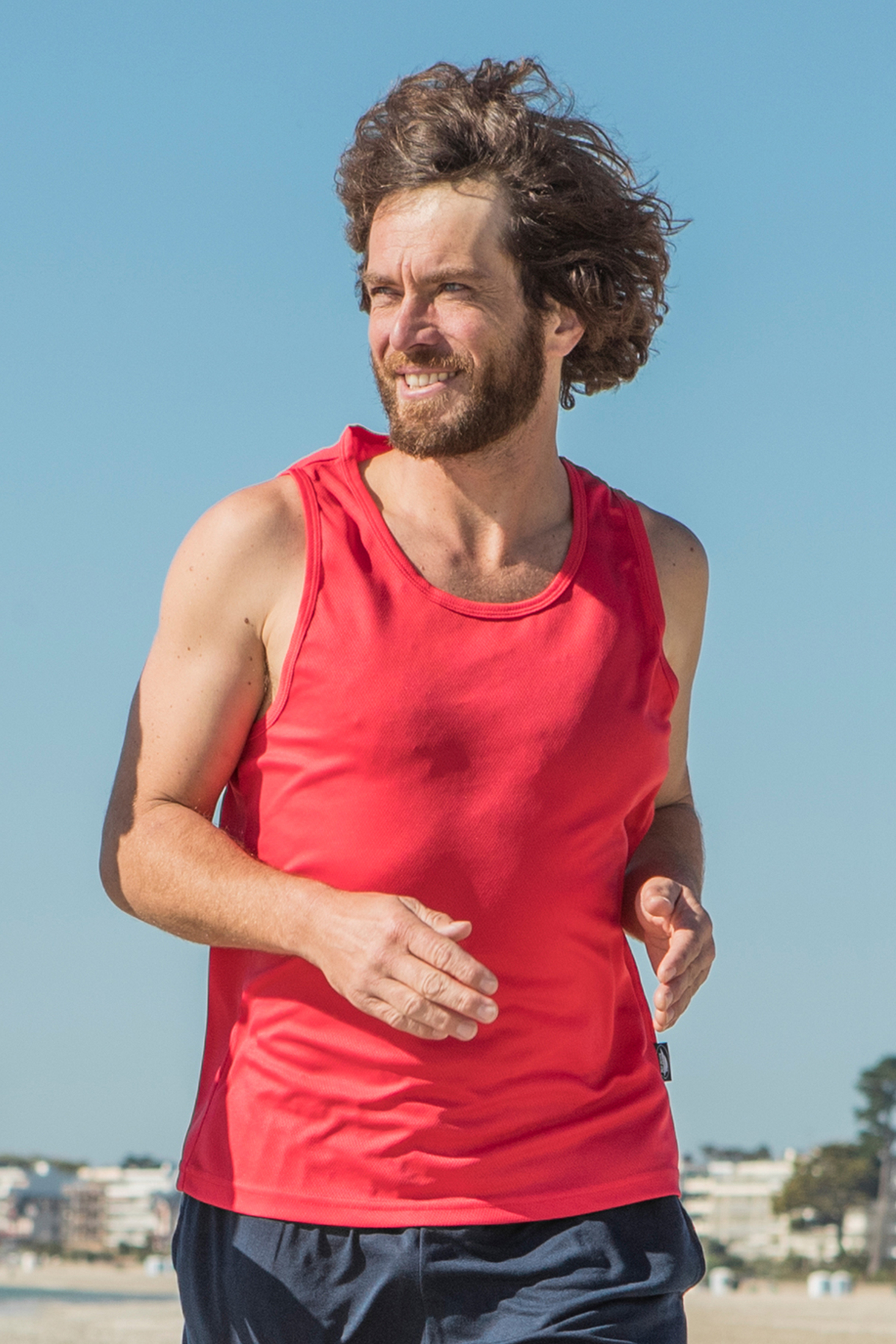 Chaleco deportivo Firstop G/C 100% poliéster 140 gr/m2 Atoll S