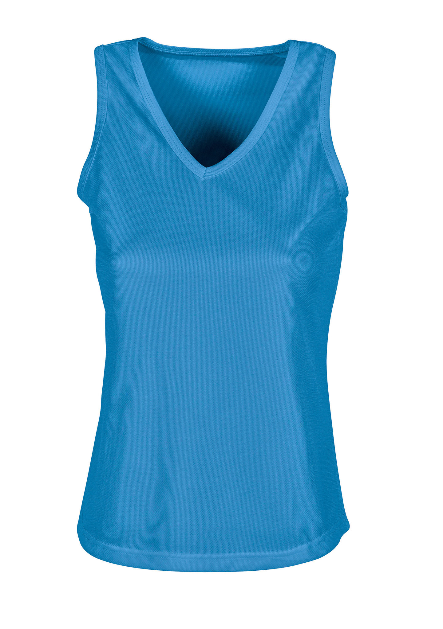 Camiseta deportiva sin mangas Firstop para mujer, 100% poliéster, 140 g, Atoll S - AT - Atolón