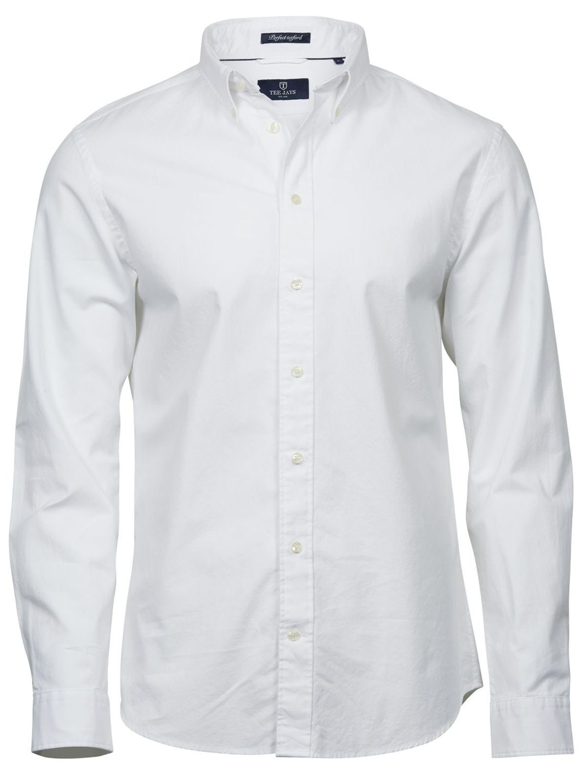 Camisa Oxford perfecta para hombre - WHT - Blanco