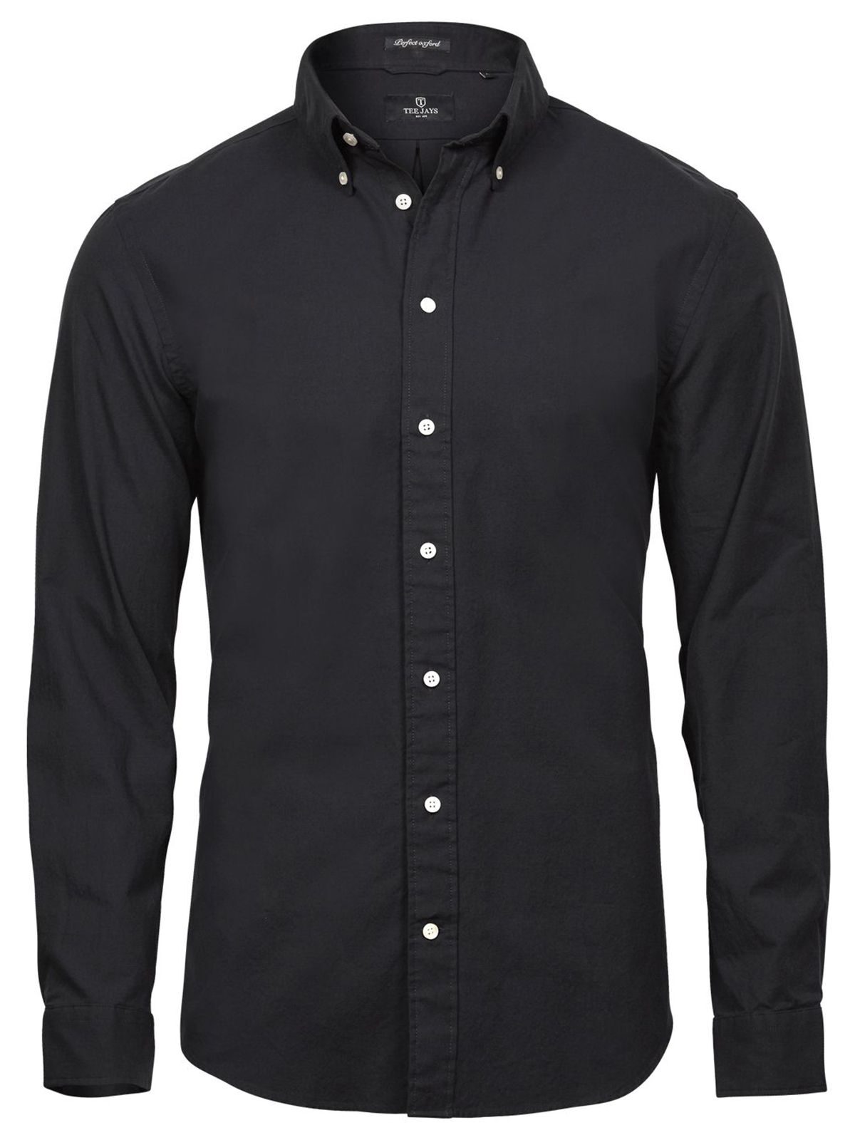 Camisa Oxford perfecta para hombre - BLK - Negro