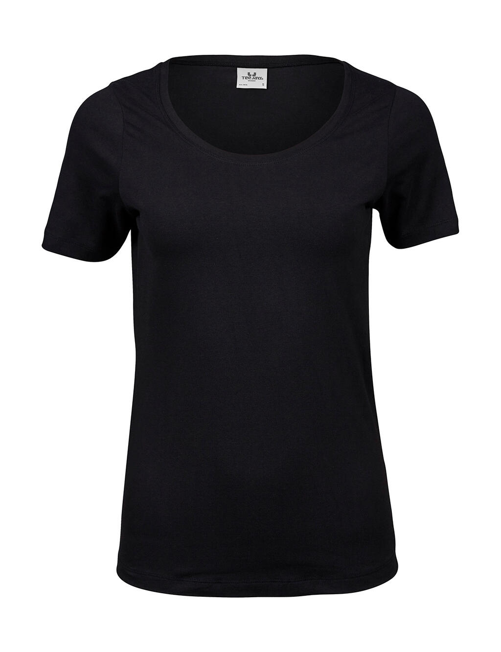 Camiseta elástica para mujer - 002 - Negro