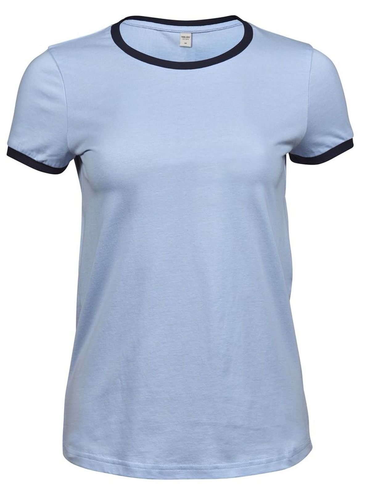 Camiseta de mujer con ribete - 315 - Azul Claro